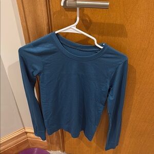lululemon athletica Blue Long Sleeve Tee